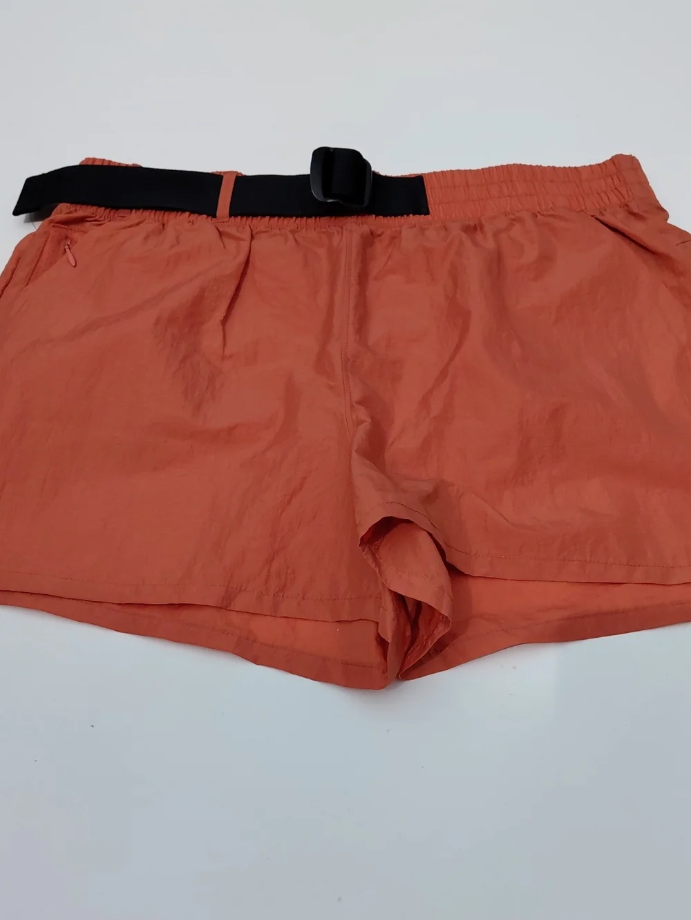 FLX Women's Cinnamon Rose Woven Buckle Shorts Size Large